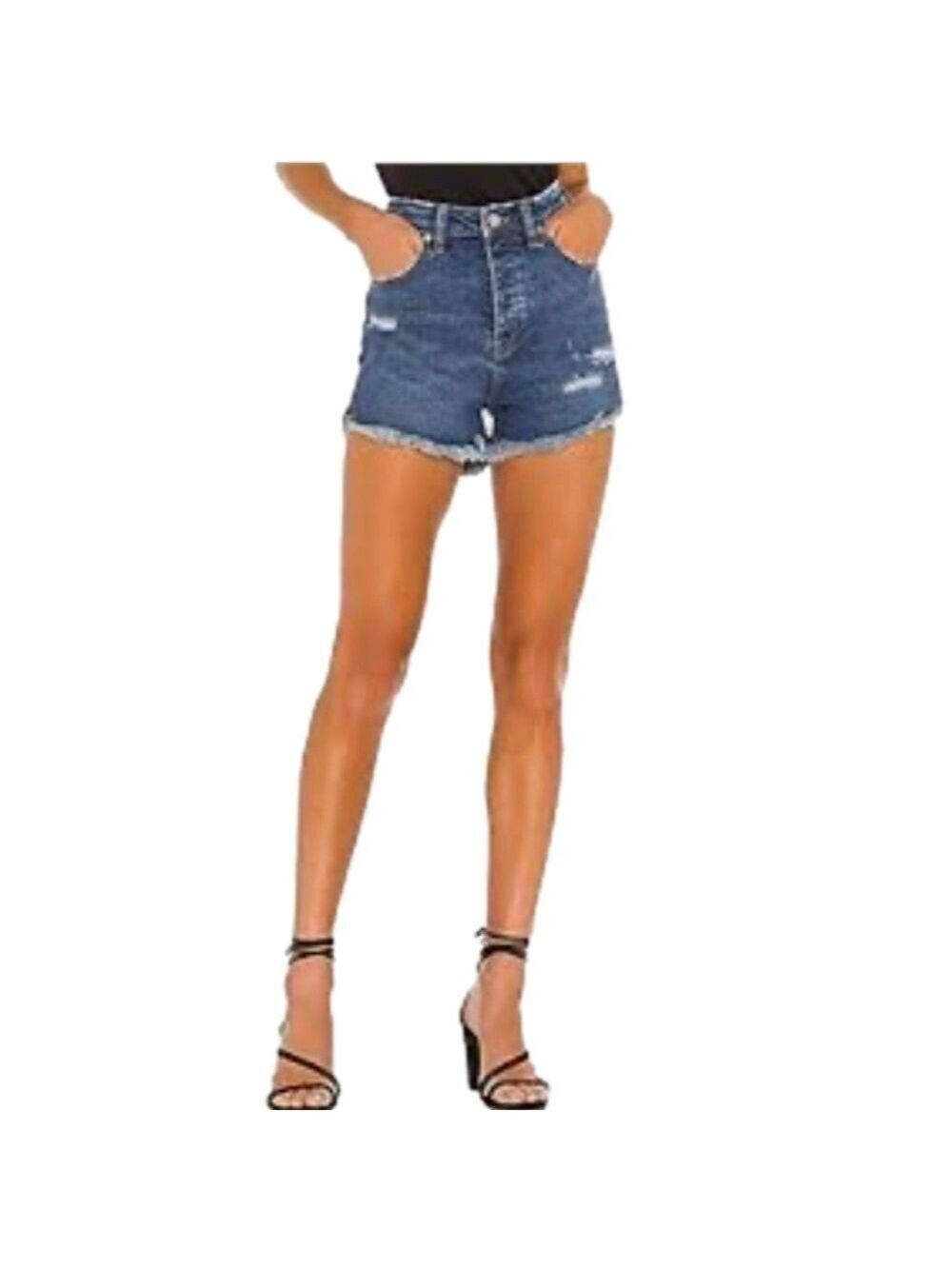 Free People High Rise Vintage Jean Shorts Size 29